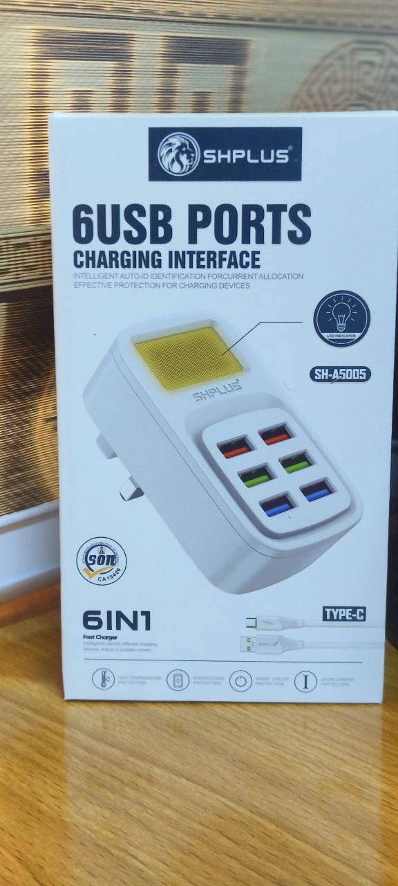 SHPLUS - 6USB PORTS
